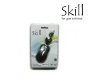 MOUSE SKILL MICRO RETRACTIL GRAY/BLACK(PN XMK-977-GY)